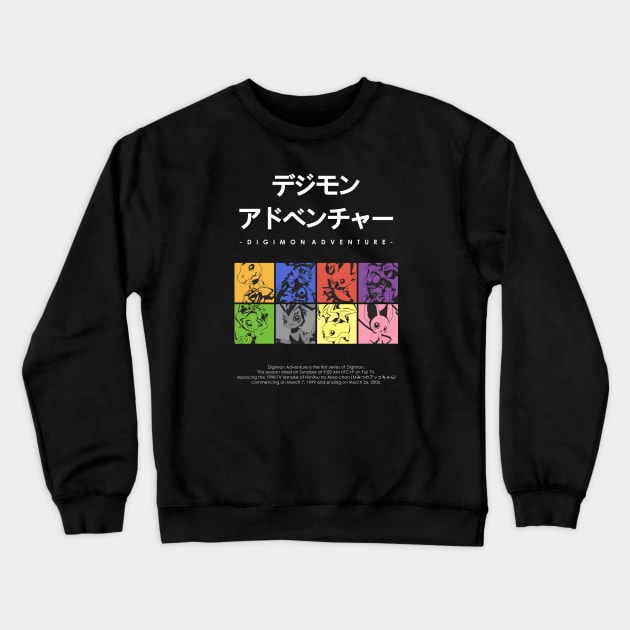 Digimon Adventure 01 Crewneck Sweatshirt by Artmateur Official